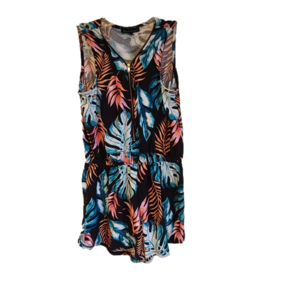 Derek Heart Floral Romper